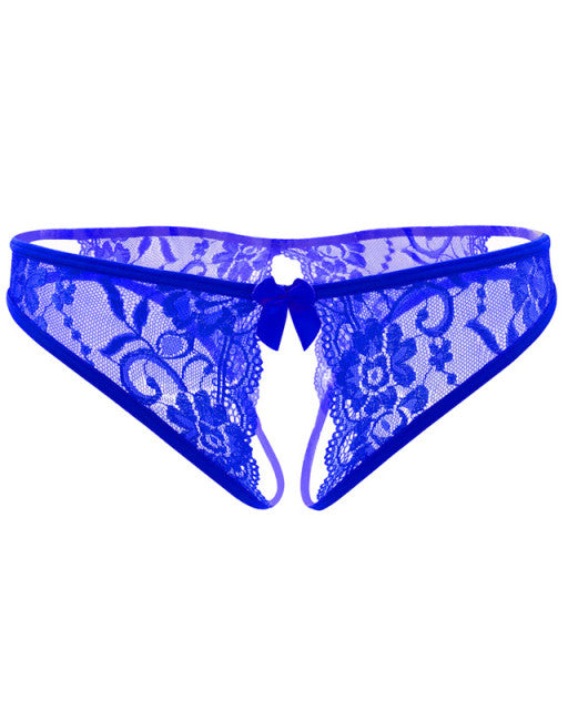 Vanessa Crotchless Panties panties LAVAH Blue M/L 