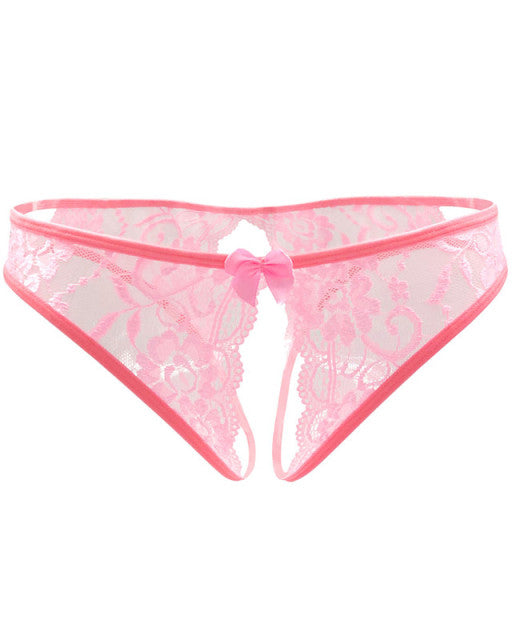 Vanessa Crotchless Panties panties LAVAH Pink S/M 