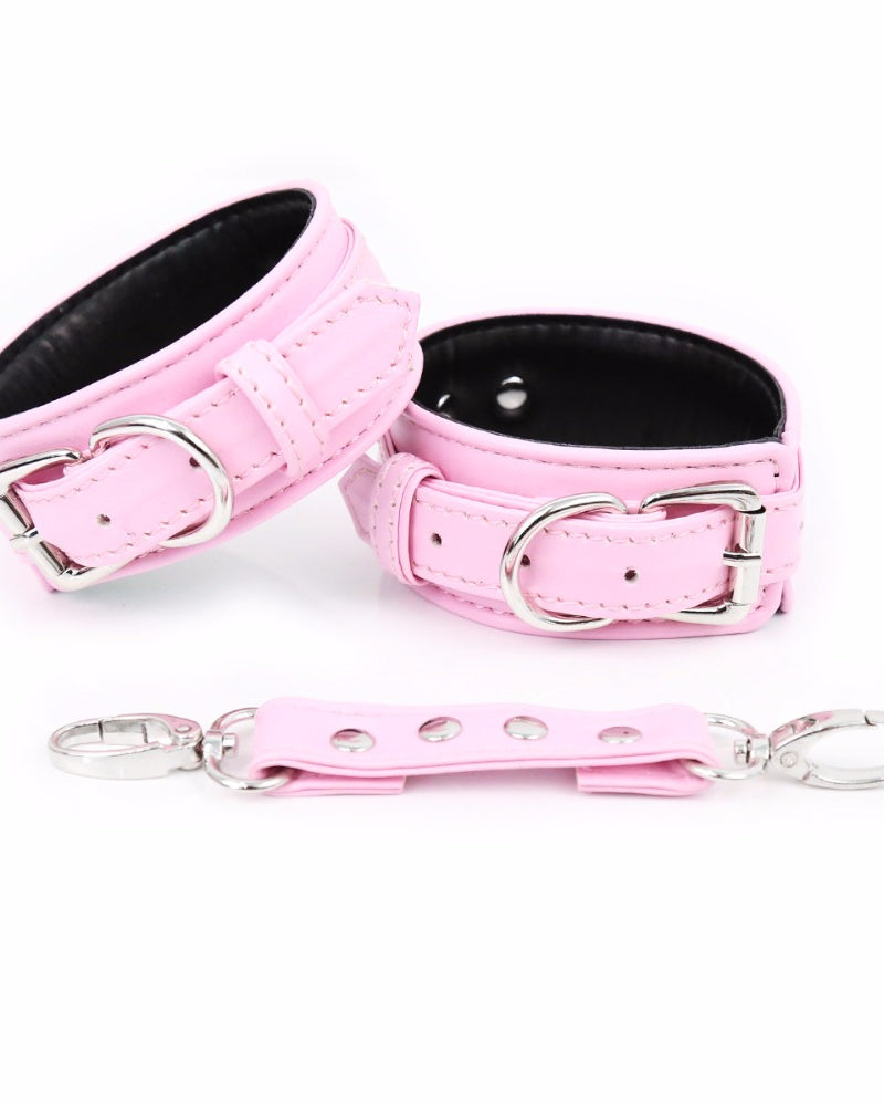 Contain Me Restraints sex toy LAVAH Pink & Silver Hardware  