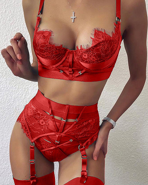 Gia Lingerie Set lingerie set LAVAH Red S 