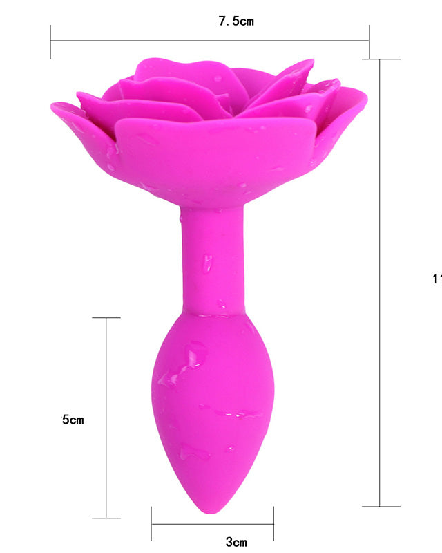 Rose Butt Plug sex toy LAVAH   