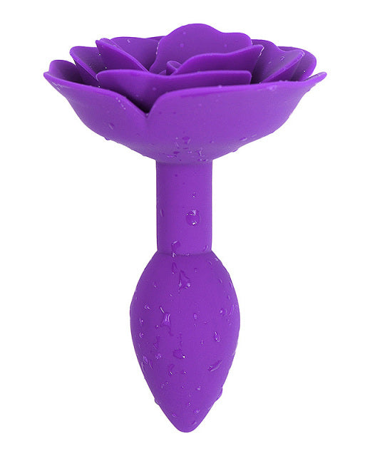 Rose Butt Plug sex toy LAVAH purple  