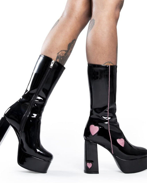 Love or Lust Boots shoes LAVAH Black 5 