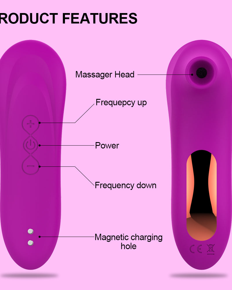 Vibrating Sucking Clitoral Massager sex toy LAVAH   