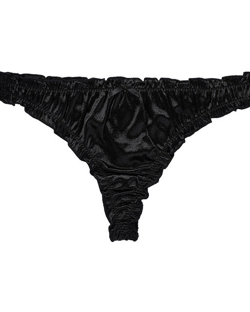 French Ruffle Panties panties LAVAH Black M/L 