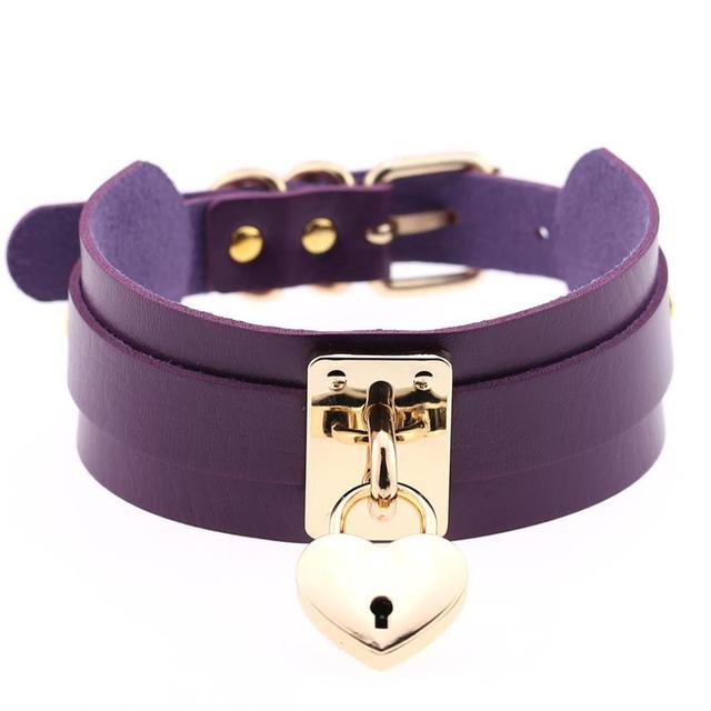 Love Lock Collar sex toy LAVAH Purple  